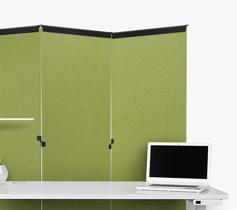 Desk Divider 20"x12" Office Acoustic Partition Privacy Panel Sound Absorb 