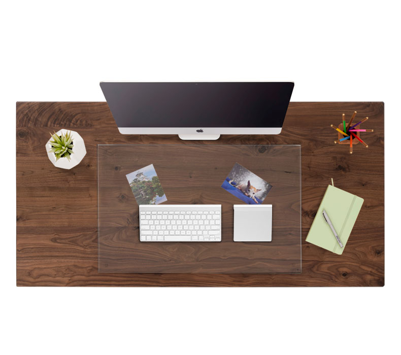 Glass Desk Blotter By Uplift Desk