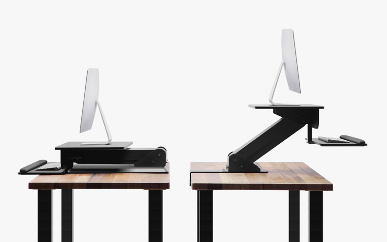 Riser Or Clamp Standing Desk Converter By Uplift Desk