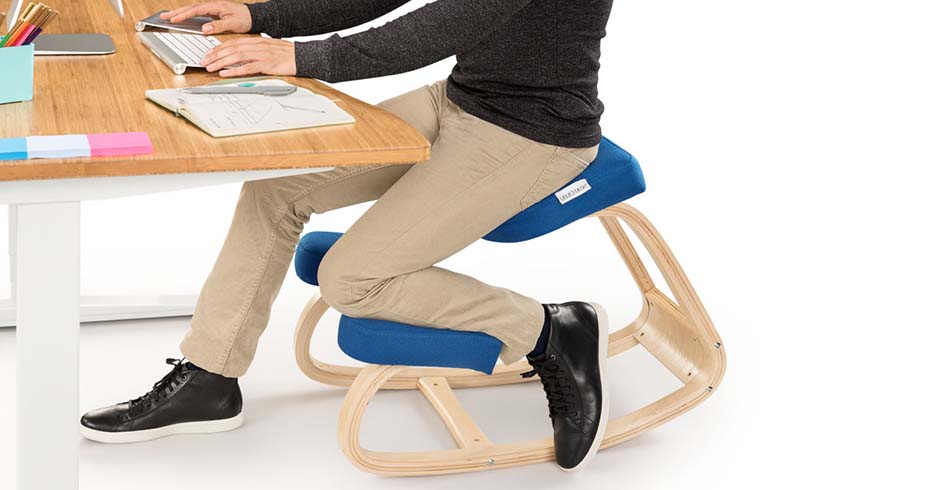 Ease Lower Back Pain With The Ergonomic Kneeling Chair Uplift Desk